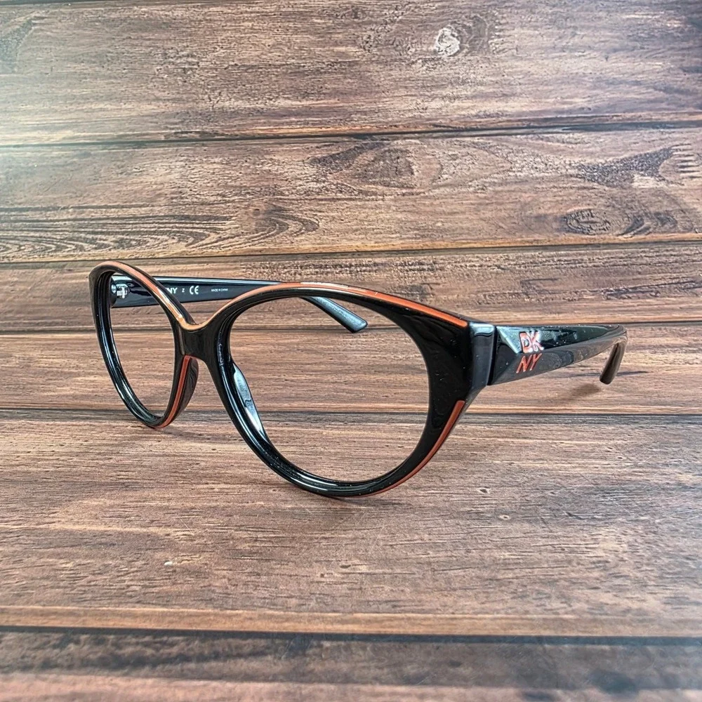 DKNY Sunglasses‎ Women's Black Orange 57mm Frame DY4120 UV Protection